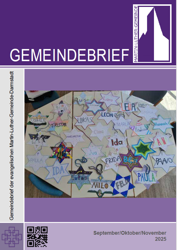 Der aktuelle Gemeindebrief September bis November 2025